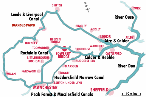 leeds liverpool canal map Leeds Liverpool Canal Holiday Routes Skipton Canal Boat Hire
